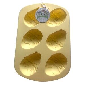 Silicone Cakelet Chocolate Baking Mold Easter Eggs Spring Baby Shower Heat Safe